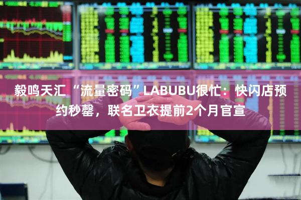 毅鸣天汇 “流量密码”LABUBU很忙：快闪店预约秒罄，联名卫衣提前2个月官宣