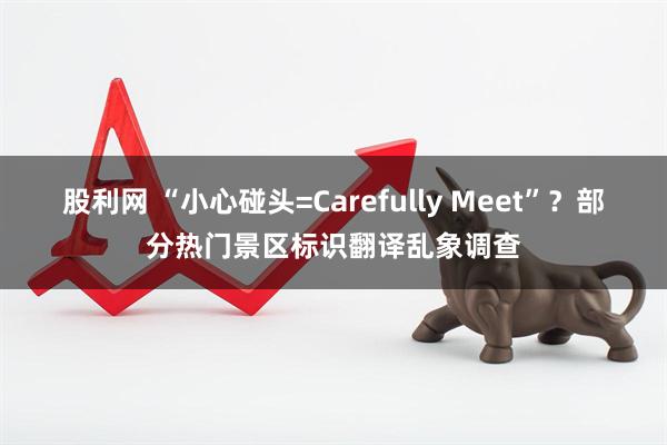 股利网 “小心碰头=Carefully Meet”？部分热门景区标识翻译乱象调查